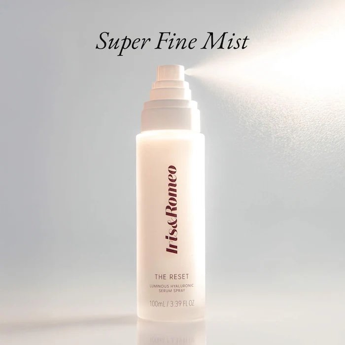 Iris&Romeo The Reset Face Mist Luminous Hyaluronic Acid & Niacinamide Serum Spray