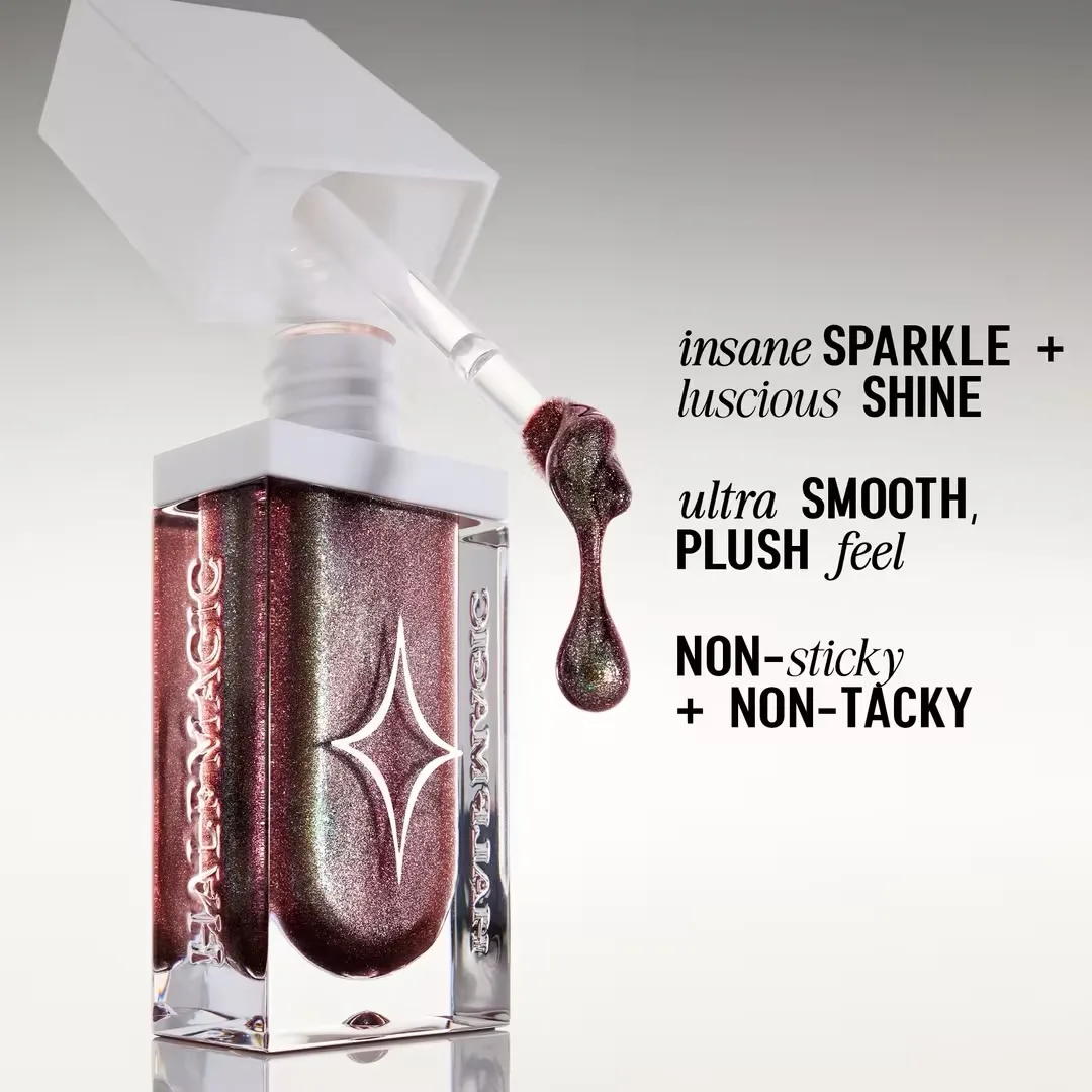 HALF MAGIC Magic Drip Glitter Lip Gloss