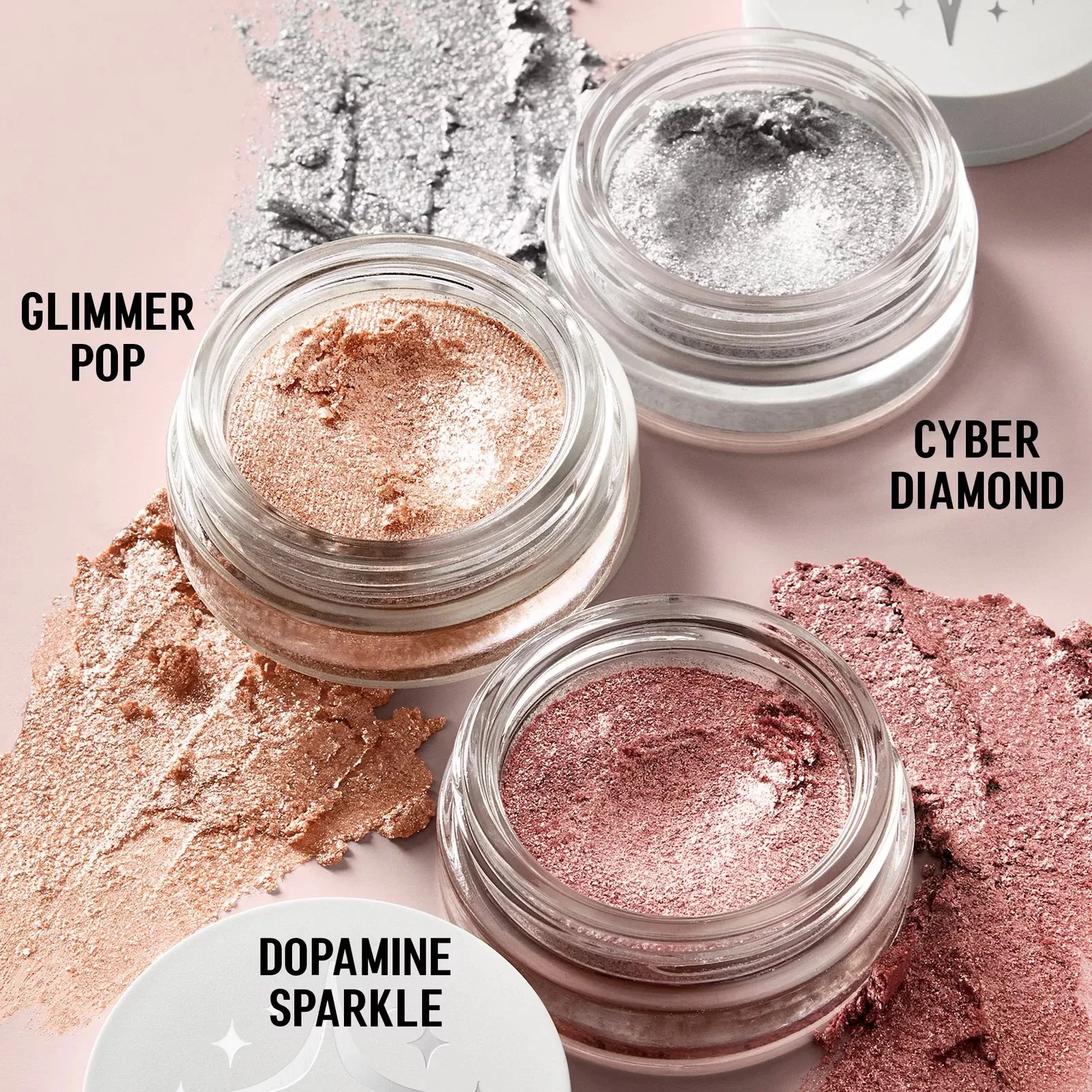 HALF MAGIC Glitter Puck Pressed Fairy Dust Eyes, Face + Body