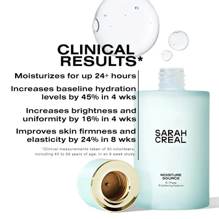 Sarah Creal Moisture Source Brightening and Hydrating Essence with Hyaluronic Acid