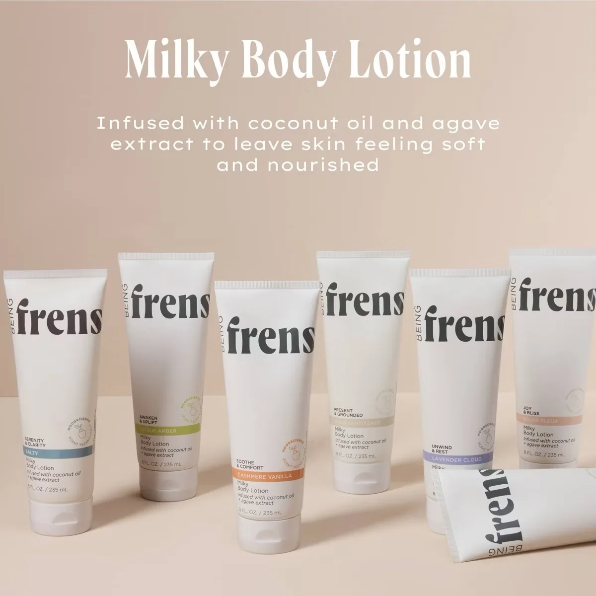 Being Frenshe Milky Hydrating Lotion for Dry Skin with Coconut Oil