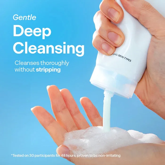 Torriden DIVE IN 8D Hyaluronic Acid Cleansing Foam for Gentle Daily Cleanse & Refreshing Glow