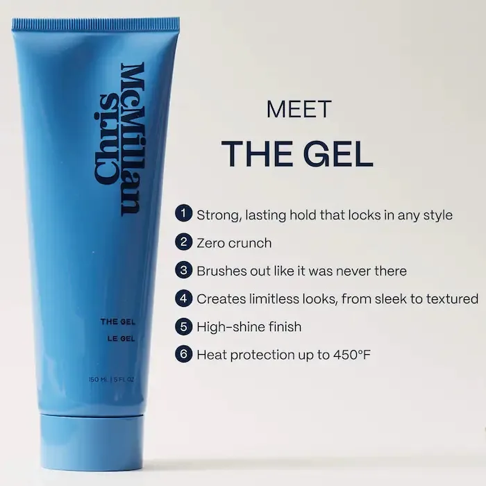 Chris McMillan The Hair Gel for Buildable, Strong Hold