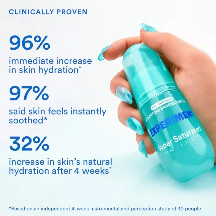 Experiment Super Saturated Hydrating Barrier Serum with 30% Glycerin + Polyglutamic Acid