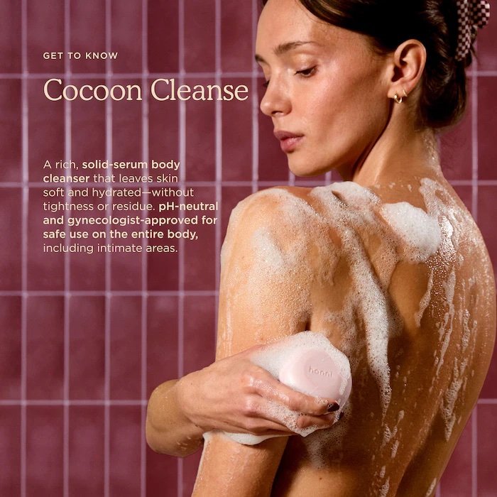 Hanni Cocoon Cleanse Solid Body Serum Cleanser with Shea Butter