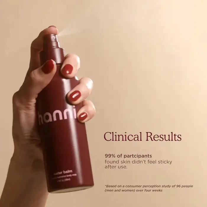 Hanni Water Balm Instant Hydration Body Moisturizer Mist