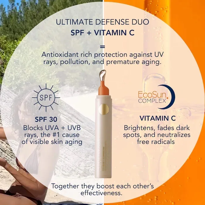 Soleil Toujours Brightening Eye Cream Mineral SPF 30 with Niacinamide & Vitamin C