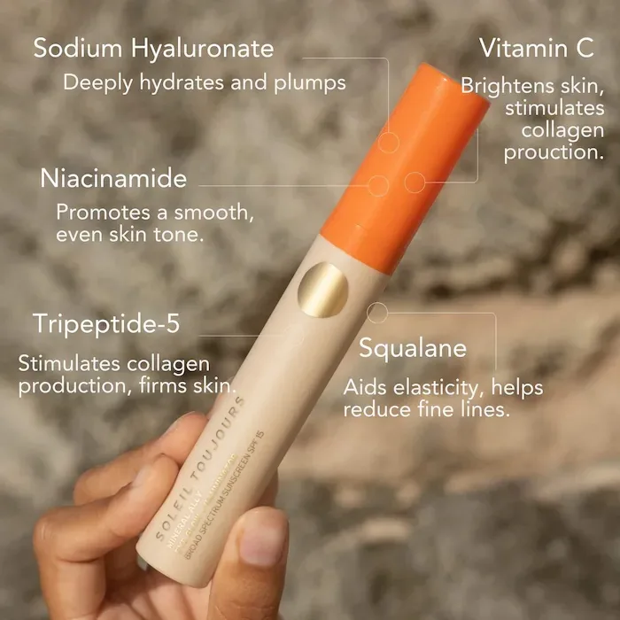 Soleil Toujours Brightening Eye Cream Mineral SPF 30 with Niacinamide & Vitamin C