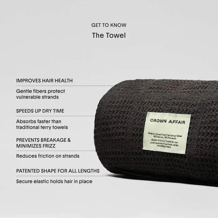 Crown Affair The Hair Towel