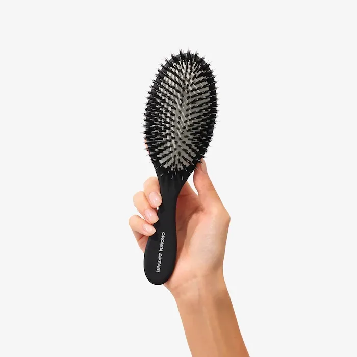 Crown Affair The Dual-Bristle Boar Hair Brush No. 001 for All Hair Textures