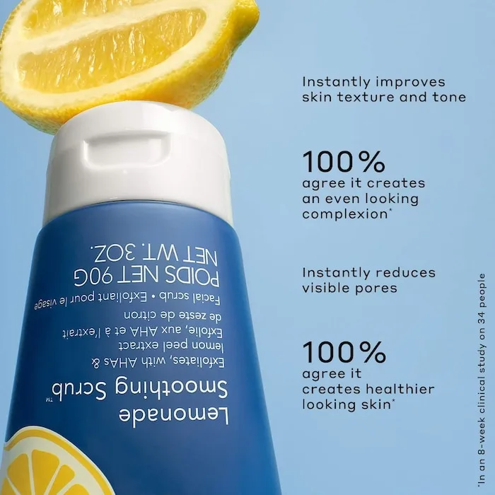 OLEHENRIKSEN 10% AHA Lemonade Smoothing Scrub?