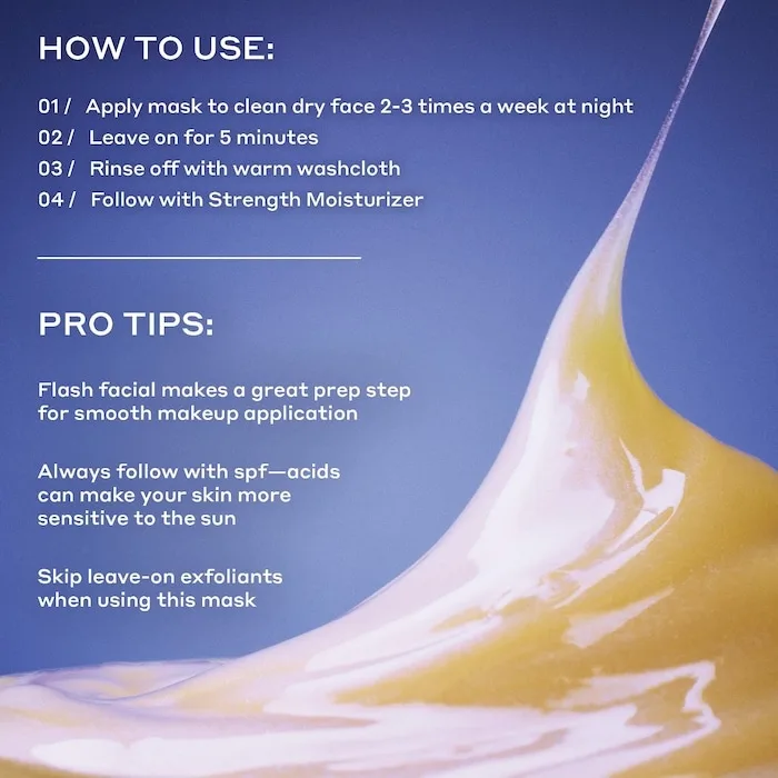 OLEHENRIKSEN Dewtopia 25% AHA + PHA Flash Facial Exfoliating Face Mask
