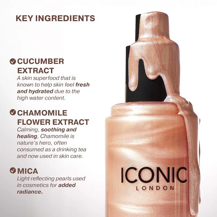 Iconic London Prep-Set-Glow Hydrating Glowy Setting Spray