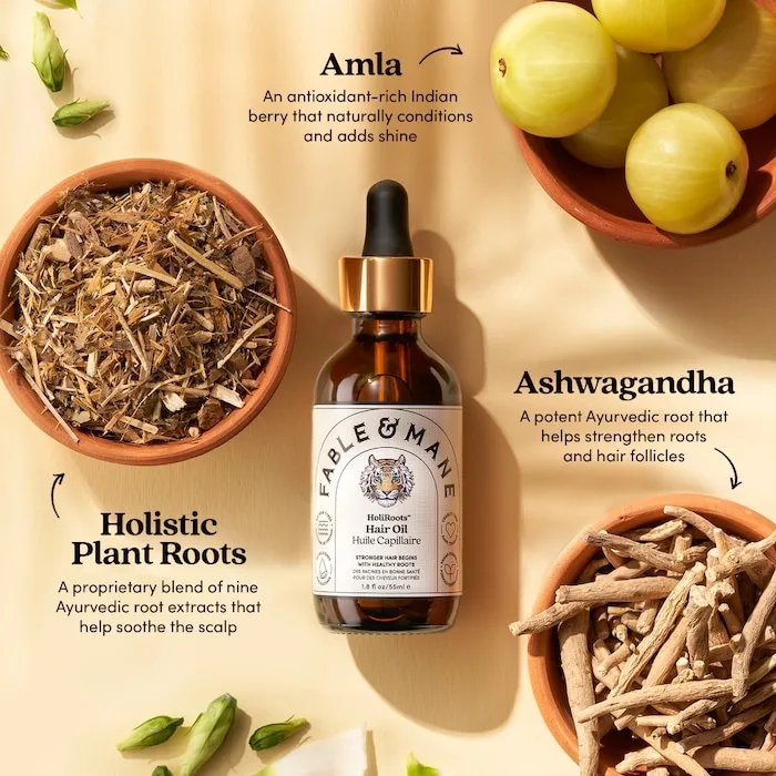 Fable & Mane HoliRoots™ Pre-Wash Scalp & Hair Treatment Oil