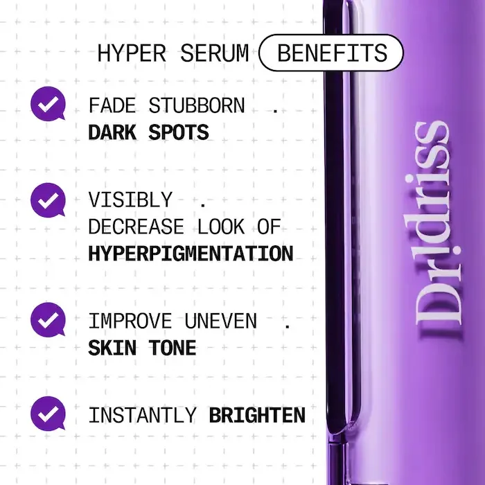 Dr. Idriss Major Fade Hyper Serum Dark Spot + Hyperpigmentation Treatment with Niacinamide and Glycerin