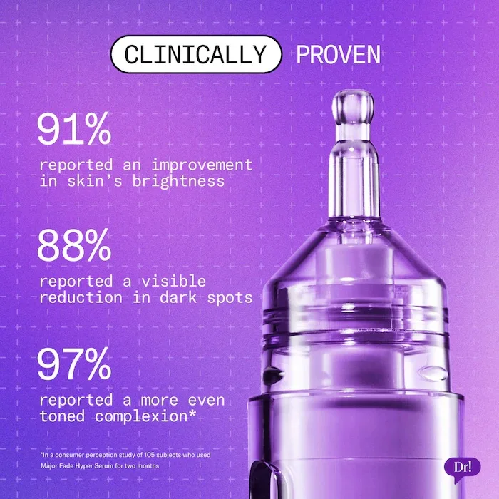 Dr. Idriss Major Fade Hyper Serum Dark Spot + Hyperpigmentation Treatment with Niacinamide and Glycerin