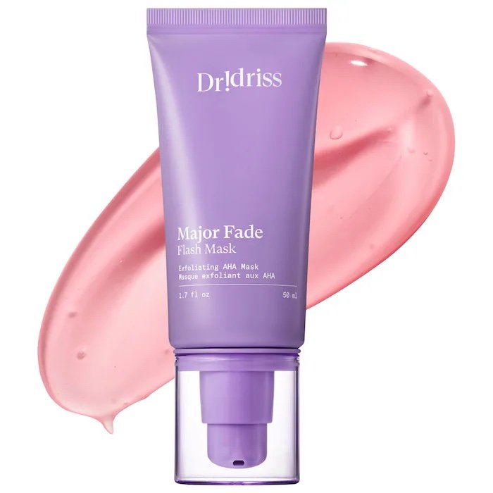 Dr. Idriss Major Fade Dark Spot AHA Face Mask with Glycolic Acid, Panthenol, and Glycerin