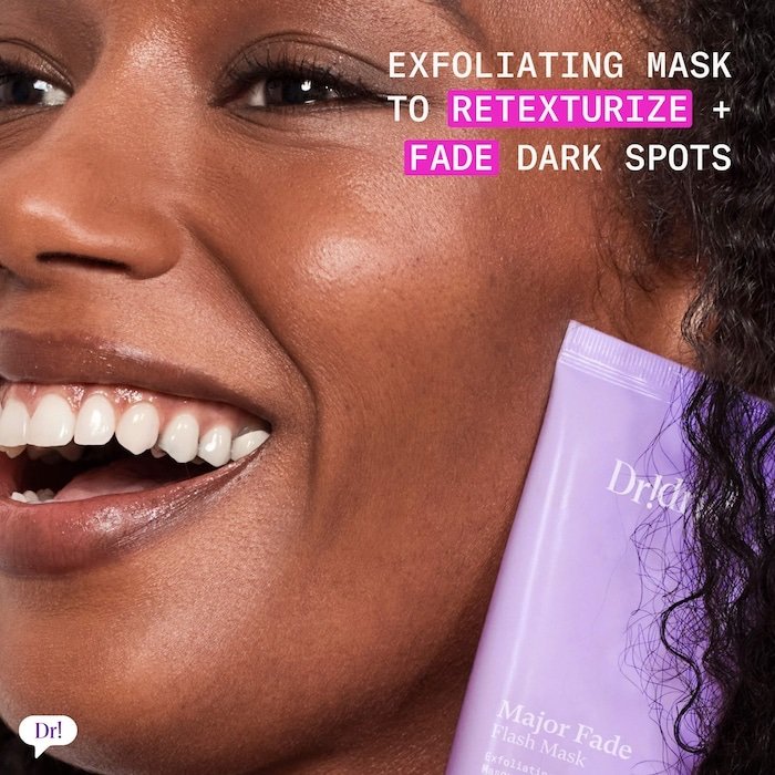 Dr. Idriss Major Fade Dark Spot AHA Face Mask with Glycolic Acid, Panthenol, and Glycerin