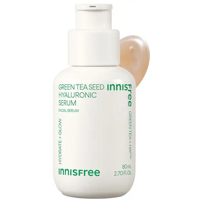 innisfree Green Tea Hyaluronic Acid + Niacinamide Refillable Serum for Skin Barrier Support?