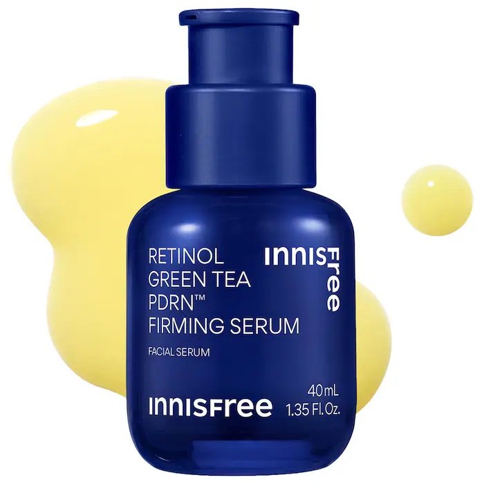 innisfree Retinol Green Tea PDRN™ Korean Firming & Smoothing Serum for Slow-Aging