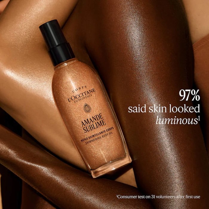 L’Occitane Instant Golden Glow with Almond Shimmering Body Oil