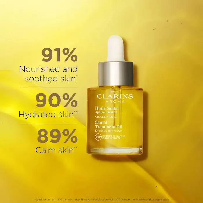 Clarins Santal Soothing & Hydrating Face Treatment Oil
