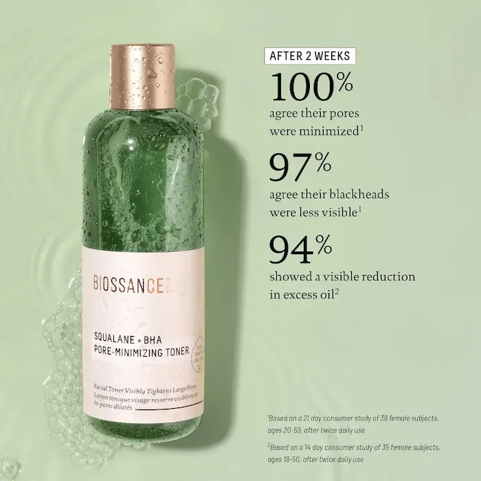 Biossance 2% BHA Pore Minimizing Toner + Squalane