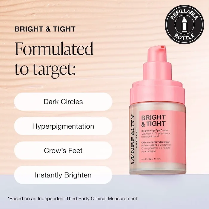 INNBEAUTY Project Bright & Tight Dark Circle Firming Eye Cream with Vitamin C & Peptides