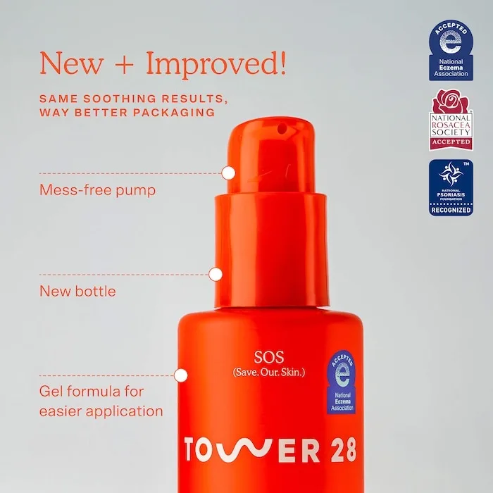Tower 28 Beauty SOS Intensive Redness Relief Serum with Hypochlorous Acid