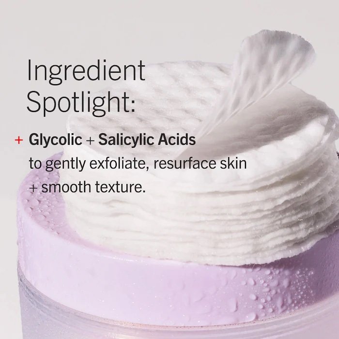 First Aid Beauty Ingrown Hair Pads with AHA + BHA for Body + Face