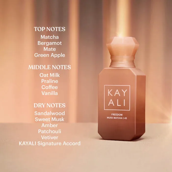 KAYALI Mini FREEDOM MUSK MATCHA | 45 Eau de Parfum Travel Spray