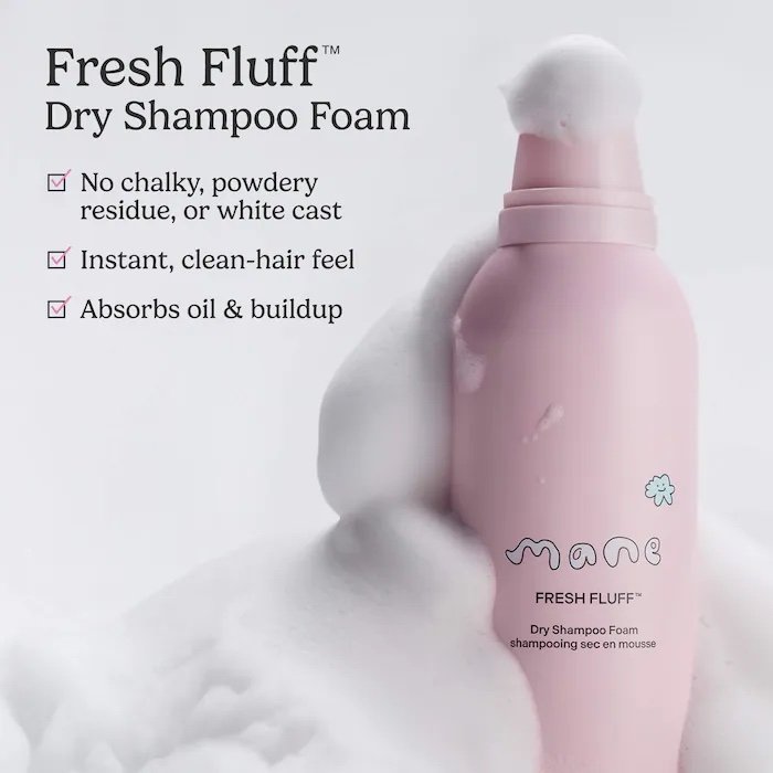 Mane Fresh Fluff Dry Shampoo Foam