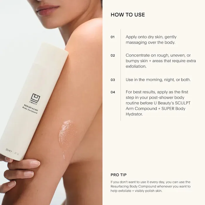 U Beauty Resurfacing Body Compound Body Serum with Glycolic Acid