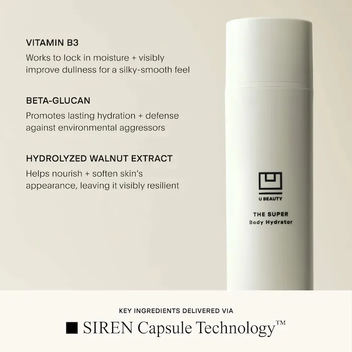 U Beauty The SUPER Body Hydrator Moisturizer with Vitamin B3